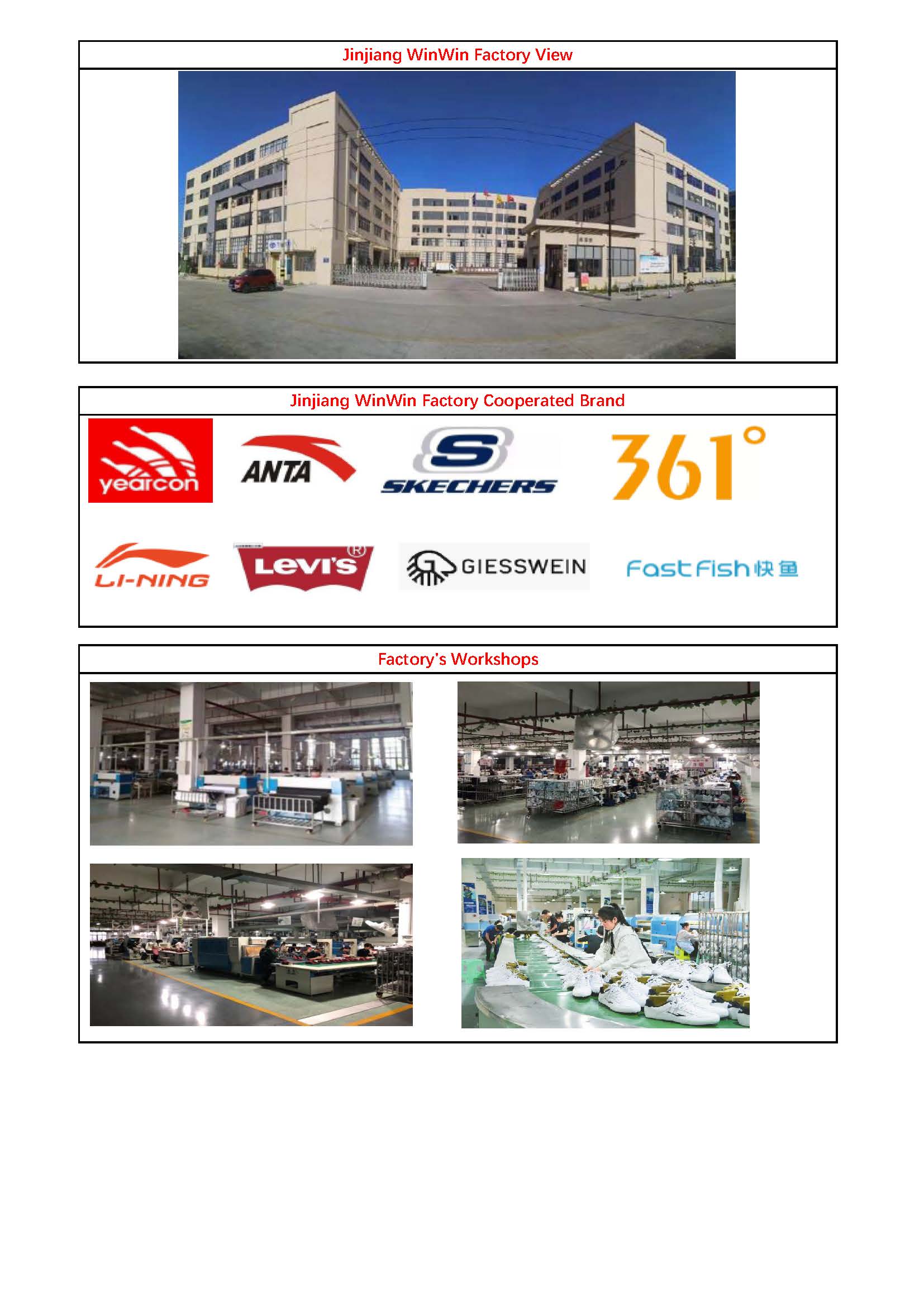 Jinjiang WinWin Co., Ltd with a professional team of 12 years’ experience in shoes industry, which is specialized in providing slippers, sandals, clogs, casual shoes, sports shoes and hiking shoes etc.
