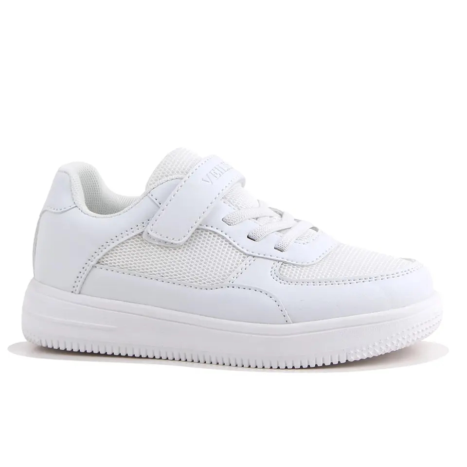 WWSS23117 2024 trendy boys shoes pu leather children sport shoes for kids unisex buckle strap Cute casual shoes
